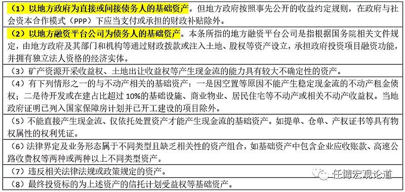 资产证券化基础资产负面清单管理要点及相关法律解析