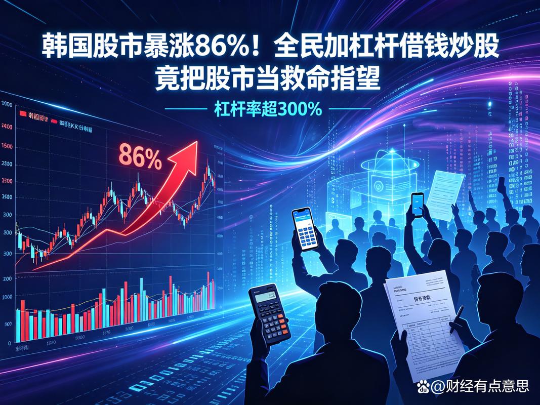 韩国股市KOSPI指数暴涨分析_韩国股市全民炒股现象_什么是加杠杆炒股